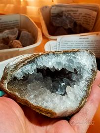 Geode di Ametista con sfumature di color Citrino