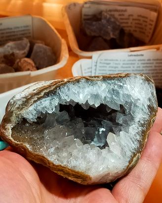 Geode di Ametista con sfumature di color Citrino