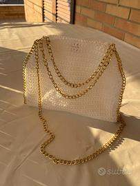 Borsa White/gold