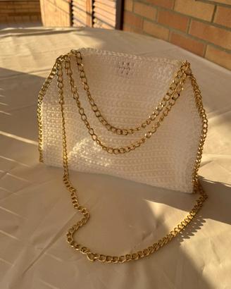Borsa White/gold