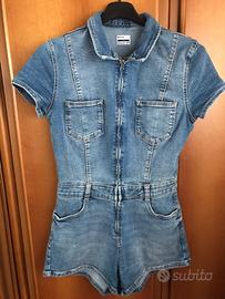 Tutina in denim nuova