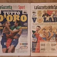 Olimpiadi Tokyo 20 - Oro 100m 4x100 Salto in alto