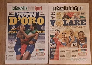 Olimpiadi Tokyo 20 - Oro 100m 4x100 Salto in alto