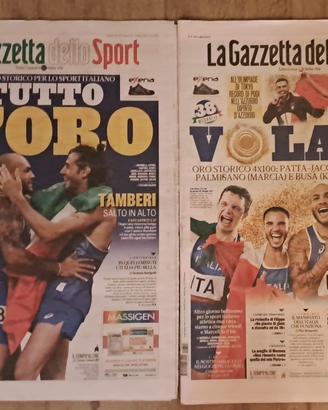 Olimpiadi Tokyo 20 - Oro 100m 4x100 Salto in alto