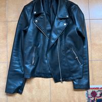 Giacca di pelle Janina nera