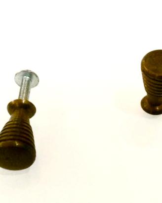 Pomelli in metallo color rame