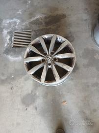 4 cerchi in lega per vw 7/17 5 fori