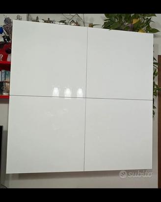 Pensile, credenza sospesa quadrata