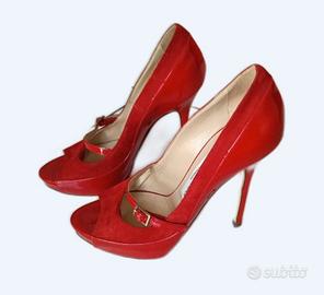 Scarpe con tacco Jimmy Choo rosse