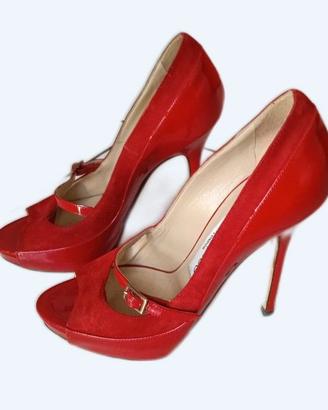 Scarpe con tacco Jimmy Choo rosse