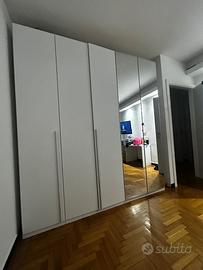 Armadio, cassettiera e 2 comodini