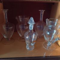 Vecchie bottiglie in vetro