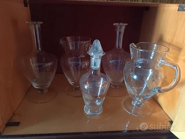 Vecchie bottiglie in vetro