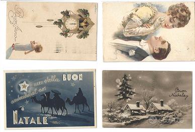1918-1944- N°12 Cartoline di Auguri periodo Regno