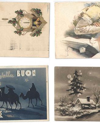 1918-1944- N°12 Cartoline di Auguri periodo Regno