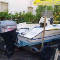 Barca 4.7 mt motore mariner 4tempi 40 hp