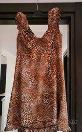 Mini Abito Denny Rose Animalier Tg S