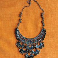 Collana etnica vintage in zama