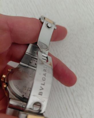 Orologio acciaio oro Bulgari chrono