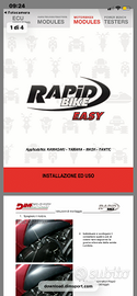 Modulo rapid bike easy Mt 09 euro 4