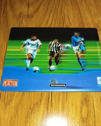 Tappetino mouse PC calcio vintage