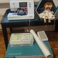 macchina da cucire e ricamatrice completa