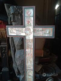 antico crocifisso in legno 
