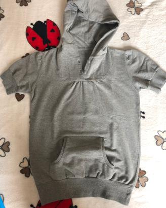 Felpa maniche corte taglia XS