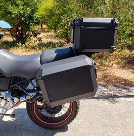 tris valigie moto  in alluminio 