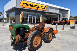 Trattore pasquali 906 con motore lombardini diesel