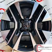 4 CERCHI IN LEGA ORIGINALI R16 PEUGEOT 208, 2008