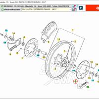 Corona Aprilia Enduro RX 50 AP8207078