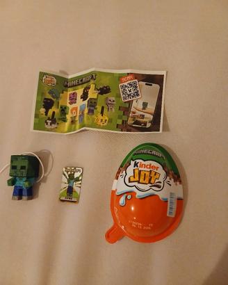 MINECRAFT KINDER JOY  " ZOMBIE" CODICE MNC50