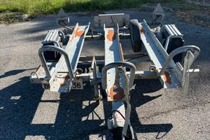 Carrello rimorchio 3 guide  motore gancio traino