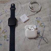 apple watch se 2generazione+Apple AirPods 4 