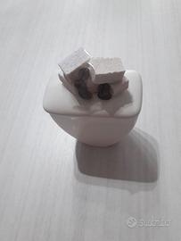 Zuccheriera con decorazioni in fimo