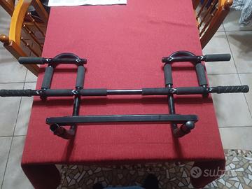 sbarra per trazioni a muro parete e stipite porta