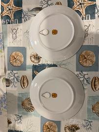 Piatti con bordino in oro