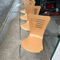 Sedie in legno e metallo Calligaris