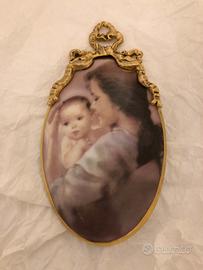 piastrina in lemonge (dipinto a mano)