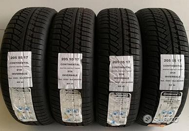4 gomme 205 55 17 continental rif04