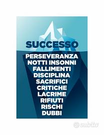 Quadro motivazionale - Il successo 50x70cm