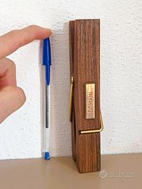 Ferma carte da scrivania (molletta legno)