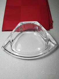 Svuotasche  Posacenere Vintage  Cristallo Molatato