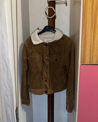 Giacca in velluto con interno caldo Pull&Bear