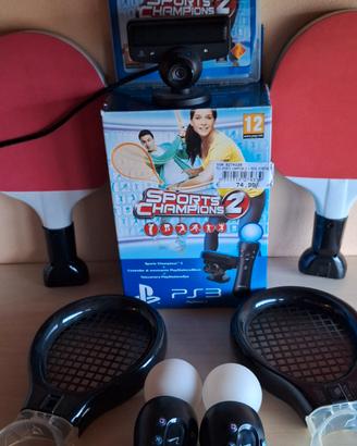 2 Controller di movimento PS3 + telecamera + gioco