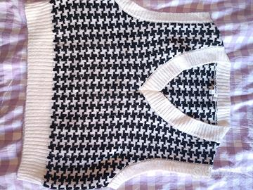 maglione senza maniche 