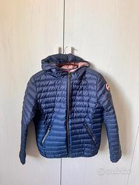 Piumino leggero Colmar Originals blu navy e rosa