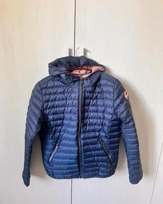 Piumino leggero Colmar Originals blu navy e rosa