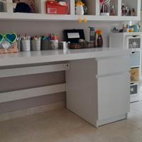 Letto a soppalco e scrivania